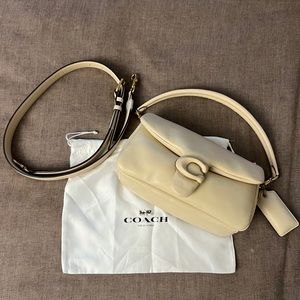 COACH Tabby Shoulder Bag 26 In. Pillow Leather - Ivory (Like New)